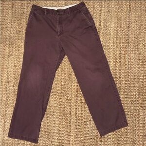 Classic Dockers Men's Dark Purple Straight Baggy Chinos